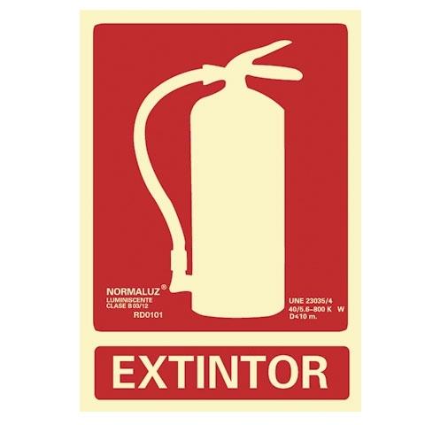 CARTEL EXTINTOR PVC 21X30CM