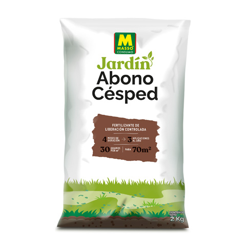 ABONO GRANULADO CESPED CAJA  2 KG