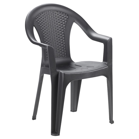 SILLON JARDIN RESINA ANTRACITA ISCHIA