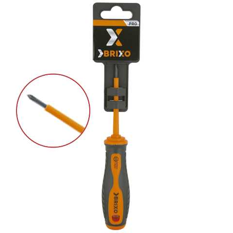 DESTORNILLADOR AISLO B/PHILLIPS IMANTADA M/BIMATERIAL Cr.- V.