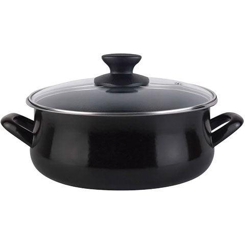 CACEROLA ESMALTE SERIE BLACK