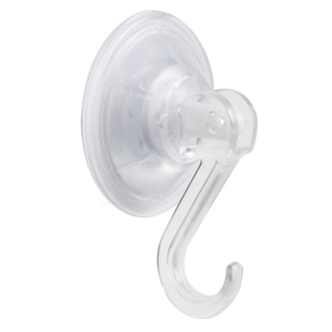 COLGADOR VENTOSA TRANSPARENTE BLISTER 2 UD