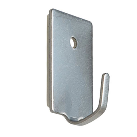 COLGADOR ADHESIVO METAL18X26MM GANCHO FINO INOX BLISTER 4UD