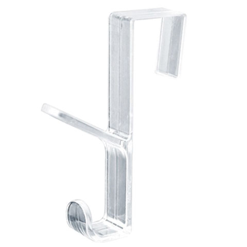 COLGADOR POLIESTIRENO PUERTA INDIVIDUAL TRANSPARENTE BLISTER