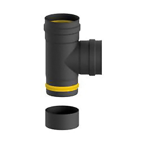 T CHIMENEA ESMALTADO PELLET 80MM