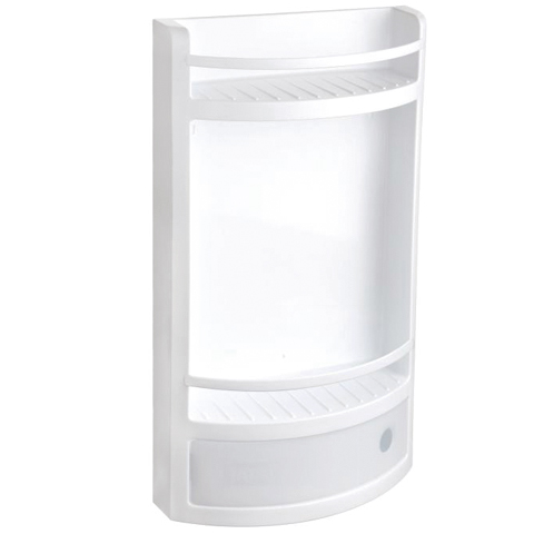 ESTANTERIA BAÑO C/ CAJÓN POLIPROPILENO BLANCO