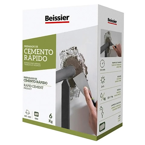 CEMENTO RAPIDO GRIS (CAJA 1,5KG) BEISSIER