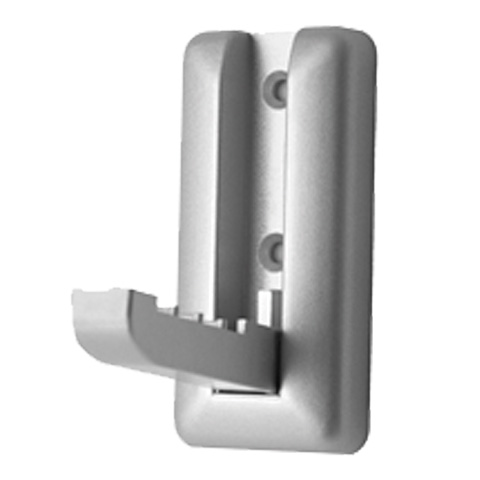 COLGADOR PLAST. RETRACTIL ADH Y TORNILLO CROMO GRANDE (BL)