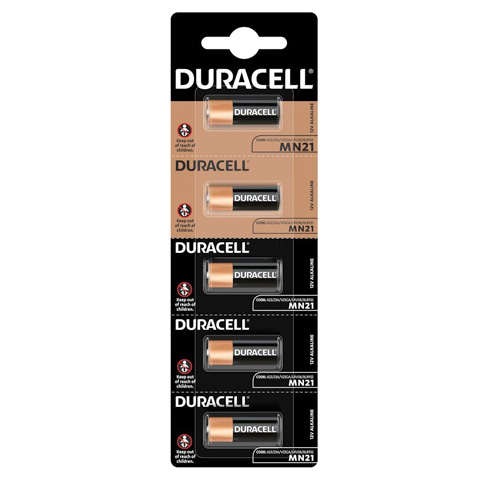PILA ALCALINA MN21 3LR50 MANDO DISTANCIA  DURACELL (TIRA 5UDS)