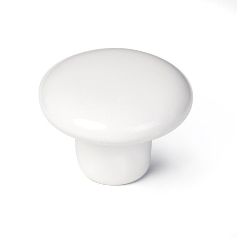 POMO MUEBLE PORCELANA BLANCA ARO 31MM