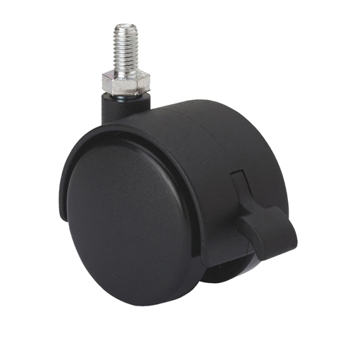 RUEDA MOBILIARIO C/ROSCA FRENO