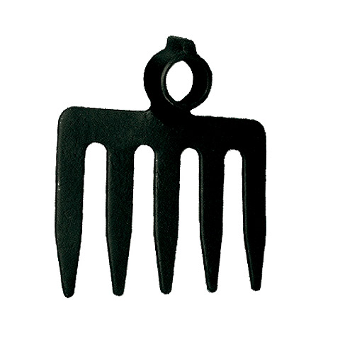 RASTRILLO HIERRO FORJADO 5 PUAS