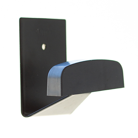 COLGADOR ADHESIVO INOX-PLASTICO GRANDE 40X50MM NEGRO (BL) P3003N KOPPELS