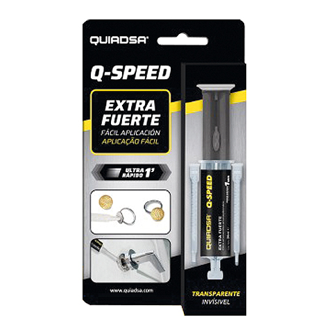 ADHESIVO EXTRAFUERTE RAPIDO BICOMPONENTE Q-SPEED 24ML