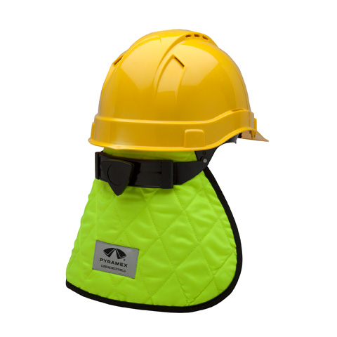PROTECTOR CUELLO Y CABEZA PARA CASCO OBRA REFRIGERANTE ESTRES TERMICO