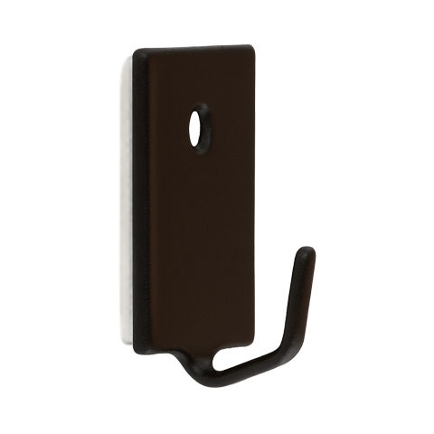 COLGADOR ADHESIVO METAL18X26MM GANCHO FINO NEGRO (BL 4UD) P2003N