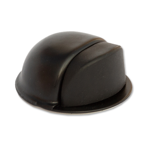 TOPE PUERTA ADHESIVO ACERO M.L NEGRO (BL) T1003N