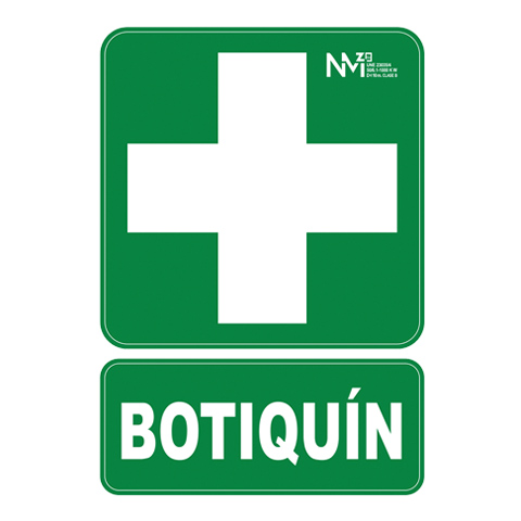 CARTEL BOTIQUIN 21X30CM