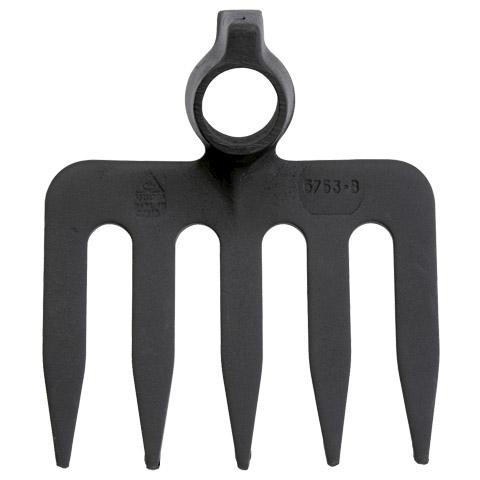 RASTRILLO HIERRO FORJADO 5 PUAS 5753-B