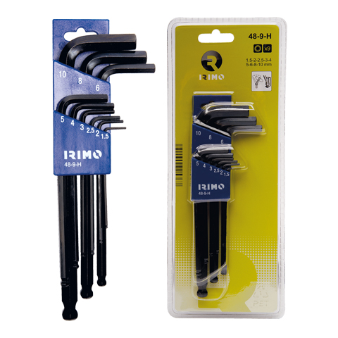 JUEGO LLAVES ALLEN  9 PIEZAS BOLA 48-9-H IRIMO