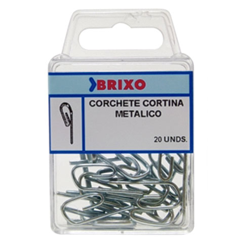 BOX GANCHO CORTINA METALICO ZINCADO