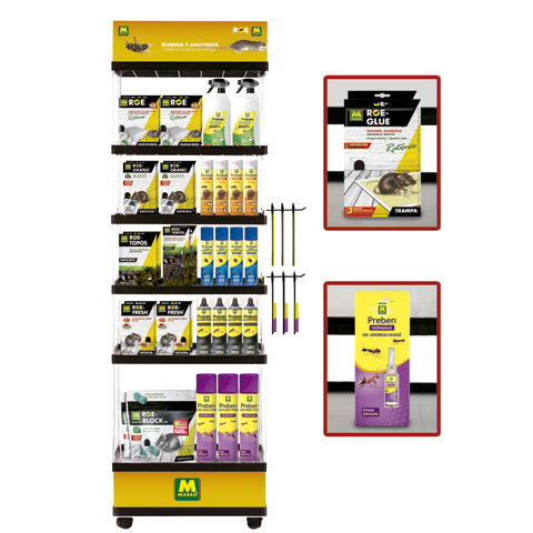 EXPOSITOR MASSO CONSUMO 198X60X42CM VACIO