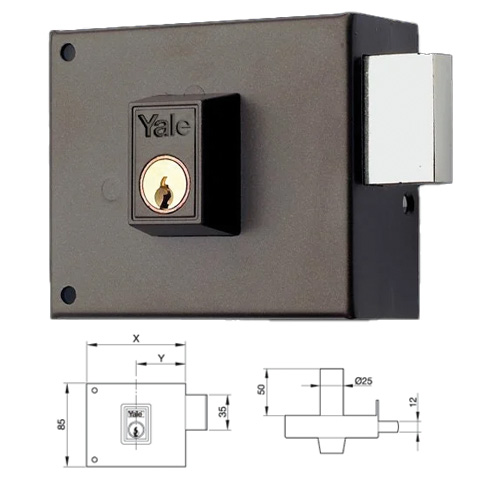 CERRADURA YALE 124-AP