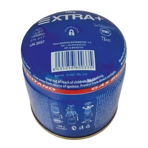 CARTUCHO GAS 190 GRAMOS