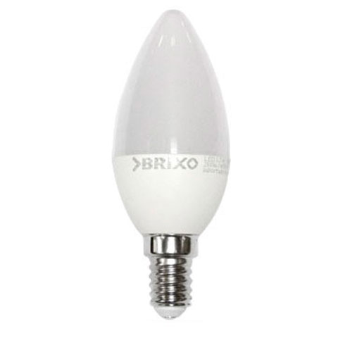 BOMBILLA LED VELA LUZ BLANCA E-14