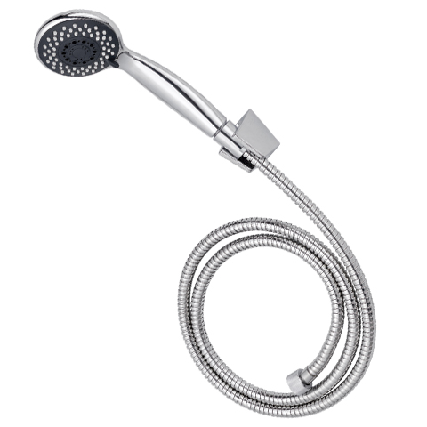 MANGO FLEXO Y SOPORTE DUCHA NAYARIT CROMADO