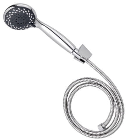 MANGO FLEXO Y SOPORTE DUCHA VALLARTA CROMADO