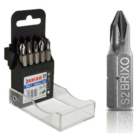 PUNTA DESTORNILLADOR EXTRADURA PH X 25 MM BL 20 UD.