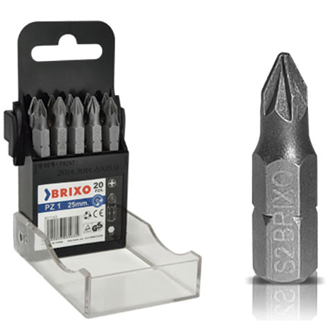 PUNTA DESTORNILLADOR EXTRADURA PZ X 25 MM  BL 20 UD.