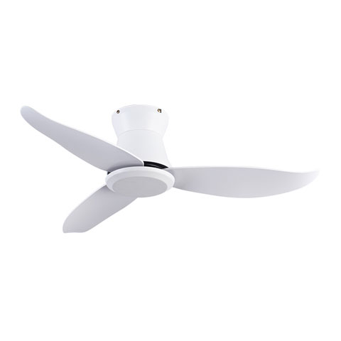 VENTILADOR TECHO C/MANDO PONIENTE 132CM BLANCO NIKLAS