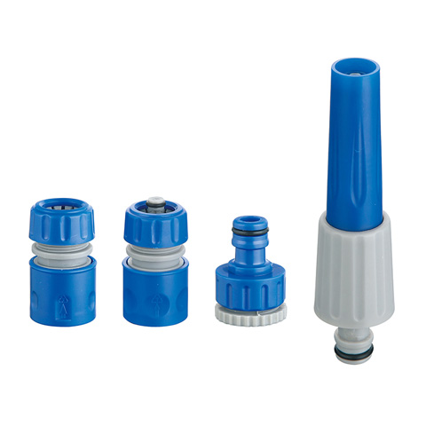 KIT RIEGO PLASTICO 5/8" (BL 4 PIEZAS) BRIXO