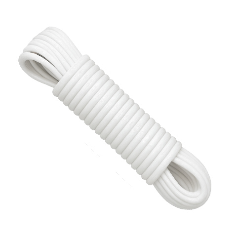 CUERDA PLASTICO REVESTIDA  BLANCA