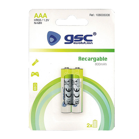 PILA RECARGABLE 1000MAH R3 AAA