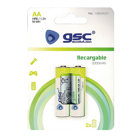 PILA RECARGABLE 2300MAH R6 AA