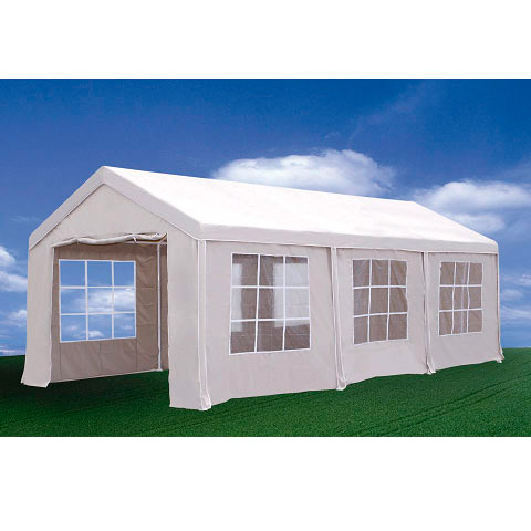 CARPA ACERO CUBIERTA CON 6 VENTANAS