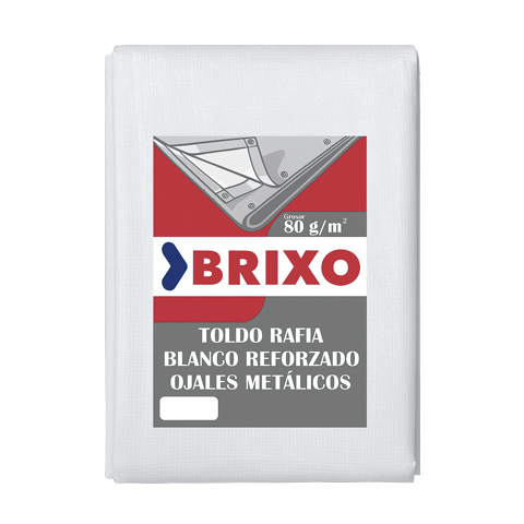 TOLDO DE RAFIA BLANCO