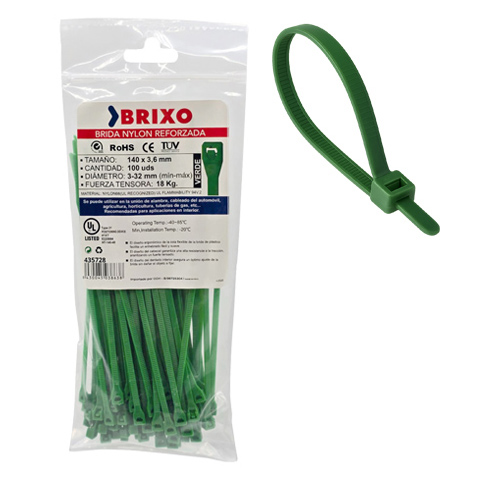 BRIDAS NYLON VERDE