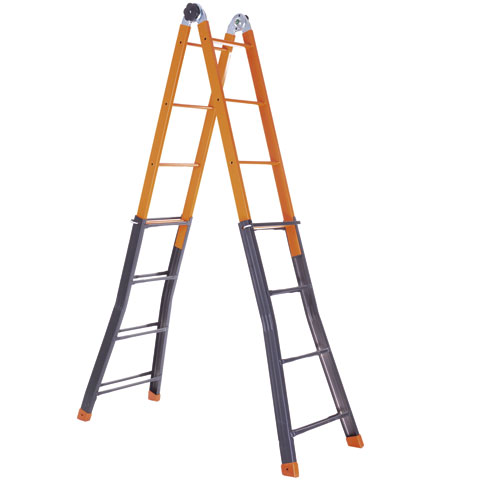 ESCALERA MULTIUSO TELESCOPICA ACERO